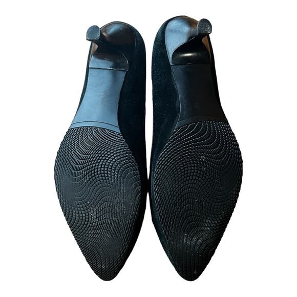 Elie Tahari Suede Kitten Heels Size 39 - recently re-soled - Picture 5 of 7